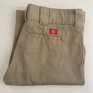 Dickies cropped khaki pants